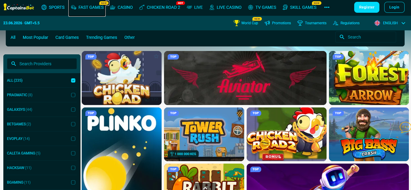 CaptainsBet Casino