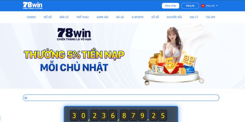 78WIN Nha Cai Review – Details From Game Warehouse to Product Quality