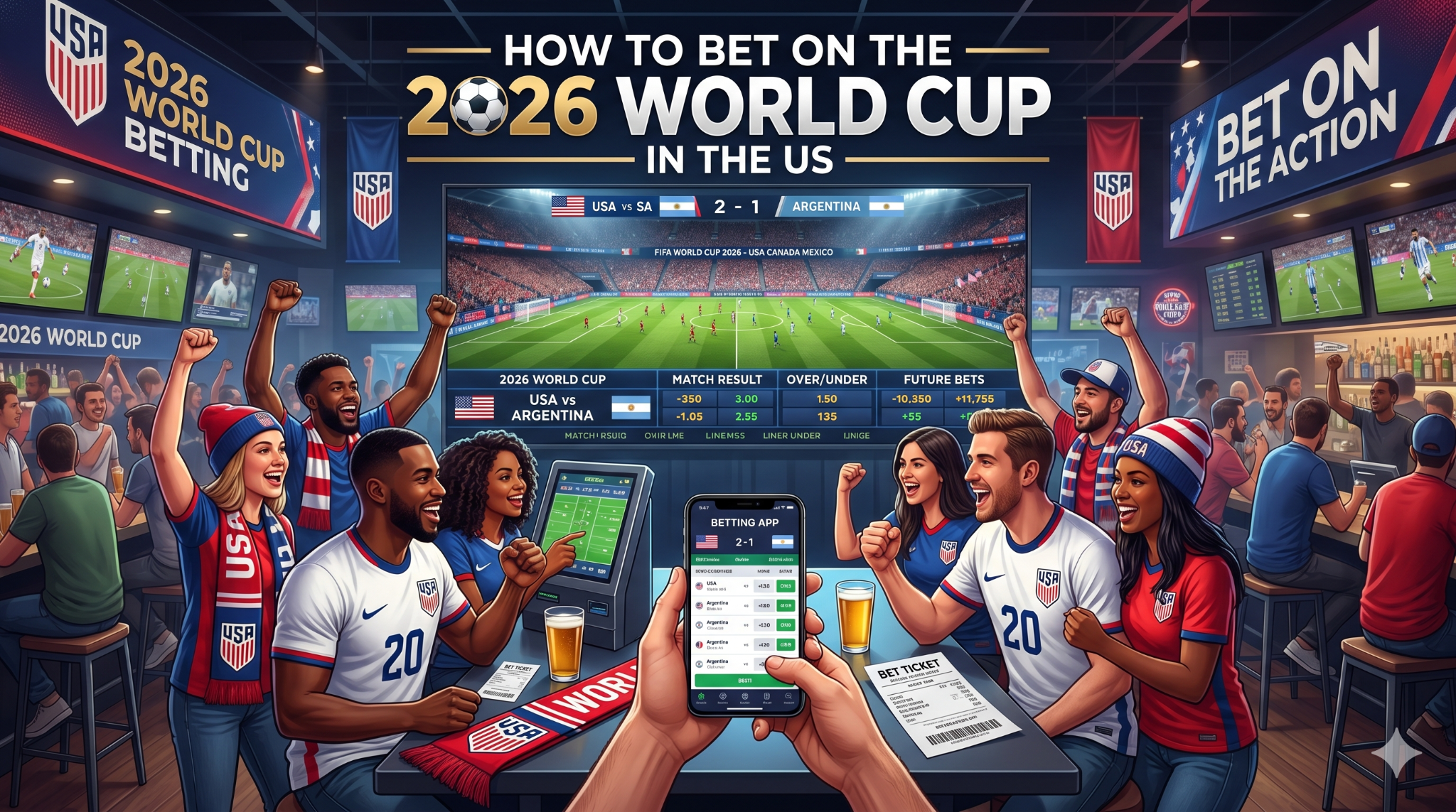 How to Bet on the 2026 World Cup in the US