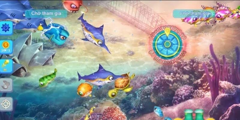 The game room determines the difficulty level of the fish shooting game